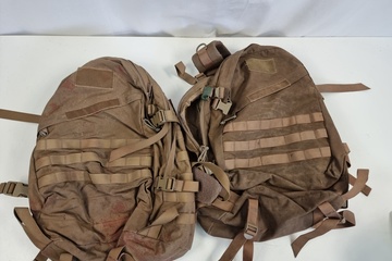 Afbeelding van (2x) KL landmacht Daypack rugzak 35L coyote tan