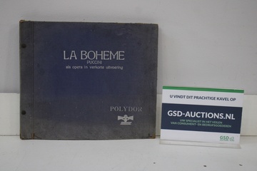 Afbeelding van La Boheme Puccini opera partituur