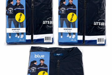 Afbeelding van 3x Blue sportvest – 2x maat XL en 1x maat XXL