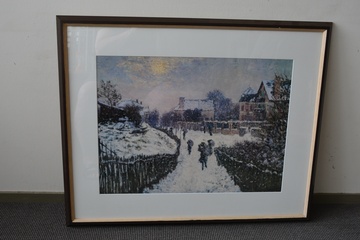 Afbeelding van Ingelijste poster van Monet: Argenteuil, Frankrijk 1875