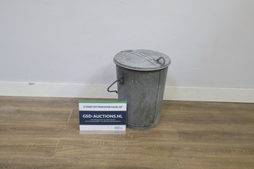 Afbeelding van Zinken afvalemmer Oegstgeest