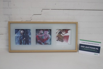 Afbeelding van Geraamde collage met drie animatie-afbeeldingen