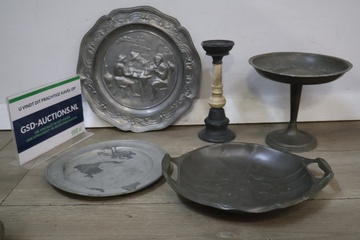 Afbeelding van Set antiek Tin