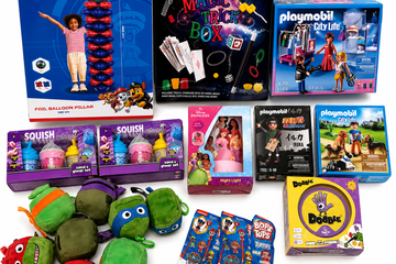 Afbeelding van Groot speelgoedpakket met Playmobil, PAW Patrol, Dobble