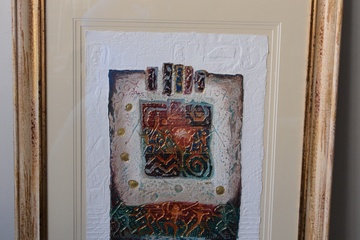 Afbeelding van Carborundum ets van D. Dodsworth: "Pica VI"No. 34/350 st.