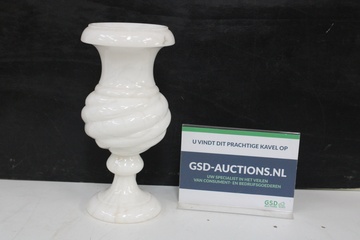 Afbeelding van Witte marmeren vaas