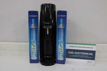 Afbeelding van SodaStream bruiswatertoestel met 2 CO2-flessen