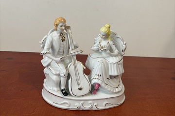 Afbeelding van Dresden porselein Muzikaal stel