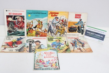 Afbeelding van Verzameling stripboeken en jeugdboeken