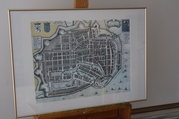 Afbeelding van Ingelijste stadskaart