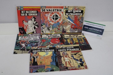 Afbeelding van Blake en Mortimer stripboeken collectie van Edgar P. Jacobs