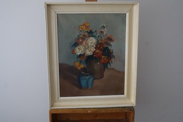 Afbeelding van Schilderij met bloemenstilleven