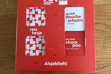 Afbeelding van HEMA reis shampoo en douche schuim
