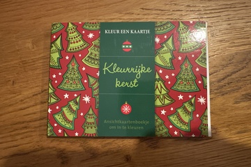 Afbeelding van Kleur een kaartje kleur je kerstkaart