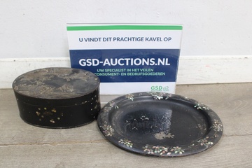 Afbeelding van Antieke Oosters Doosje & Schaal