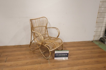 Afbeelding van Vintage Jaren '60 Rotan Fauteuil