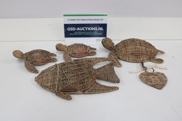 Afbeelding van Set rotan Figuren