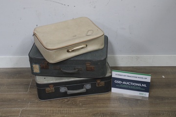 Afbeelding van Set van 3 vintage koffers