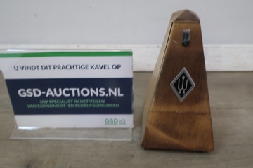 Afbeelding van Wittner Metronoom hout met logo
