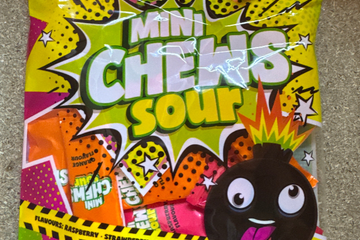 Afbeelding van Mini chews sour 1 omdoos van 24x175g (A05)