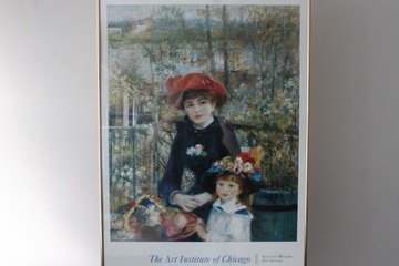Afbeelding van The Art Institute of Chicago - Auguste Renoir 'Two Sisters'