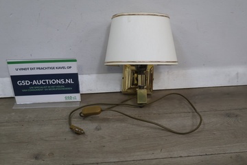 Afbeelding van Wandlamp met witte kap