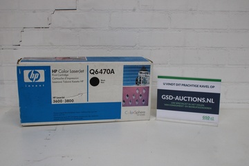 Afbeelding van HP Color LaserJet Print Cartridge Q6470A zwart''