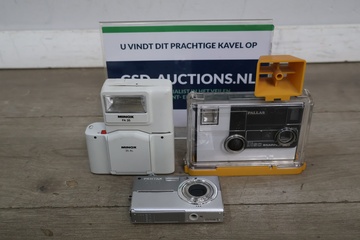 Afbeelding van Minox FA 35 flitser, Pentax Optio camer, Pallas Disc