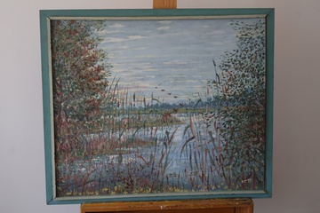 Afbeelding van Schilderij van natuurlandschap - J. Prins