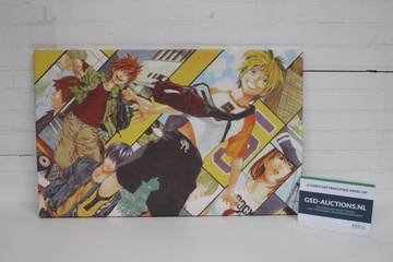 Afbeelding van Anime canvas met kleurrijke figuren