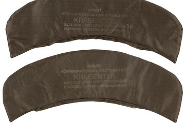 Afbeelding van 6x Bundeswehr ballistische body armour kraag inserts kevlar