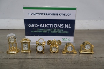 Afbeelding van Set van 6 Miniatuurklokjes, poppenklokjes