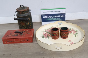 Afbeelding van Hindeloopen-Stijl met Decoratief dienblad