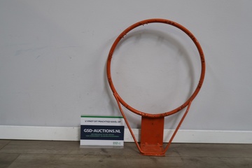 Afbeelding van Oranje Metalen Basketbal Ring (Zonder Net)''