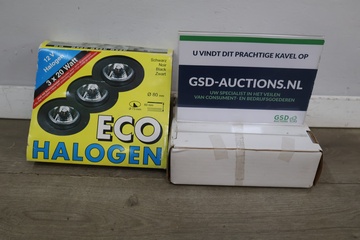 Afbeelding van Eco Halogen 3x20 Watt 12V inbouwspots