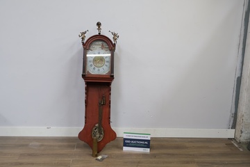 Afbeelding van Antieke Friese staartklok met Schilderwerk