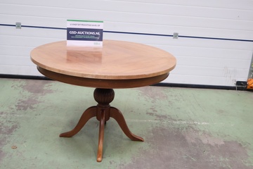 Afbeelding van Vintage Rond Houten Tafel'