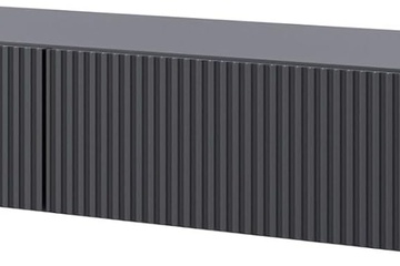 Afbeelding van Kaptafel Veldio zwevend, 90 cm, zwart