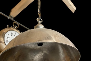 Afbeelding van 2 stuks Industriële hanglamp aluminium (nieuw in doos)