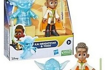 Afbeelding van Star Wars Jedi Preschool Kai Brightstar & Yoda 15x17,5cm