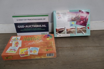 Afbeelding van Shadow Painting Start Set en Encaustic Art Mini Set