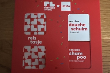 Afbeelding van Een blok douchschuim en shampoo nieuw