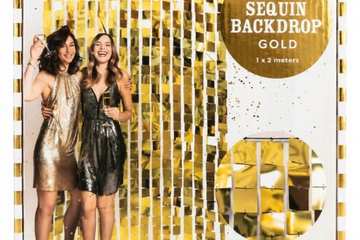 Afbeelding van 2x Gouden versiering doorgang