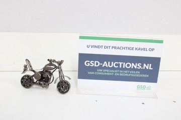 Afbeelding van Miniatuur metalen motorfiets model