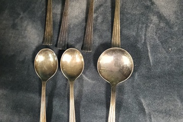 Afbeelding van Lepel set 7 stuks antiek