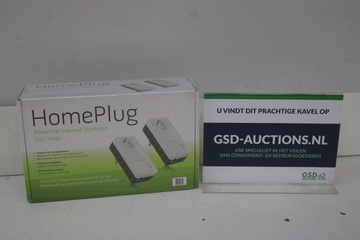 Afbeelding van HomePlug Powerline Internet Starterkit 200 Mbps