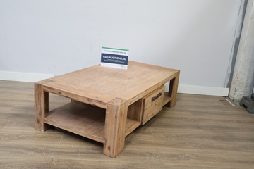 Afbeelding van Houten salontafel met lade''