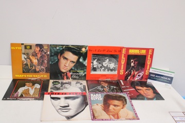 Afbeelding van Verzameling vintage Elvis Presley LP platen