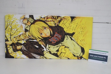 Afbeelding van Canvas met manga-illustratie