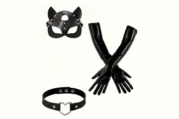 Afbeelding van Sexy Verkleed set – katten oortjes